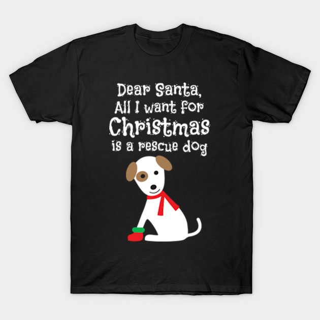 Rescue Dog for Christmas Dog Lover Gift